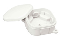 Puszka natynkowa hermetyczna biała IP44 klik 92x92 Pawbol A.0018B