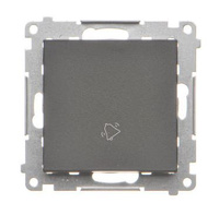 Przycisk dzwonek czarny mat Simon 55 TD1.01/149 Kontakt-Simon