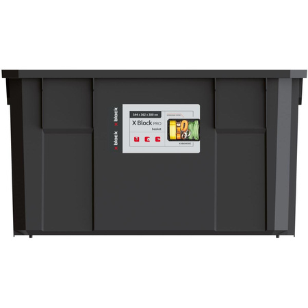 Kosz modułowy uniwersalny czarny X-Block PRO KXB604030C-S411