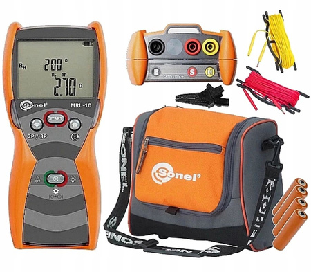 Miernik rezystancji uziemienia MRU-10 SONEL WMPLMRU10