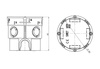 Puszka podtynkowa głęboka 1-krotna 60mm SIMET 33033008