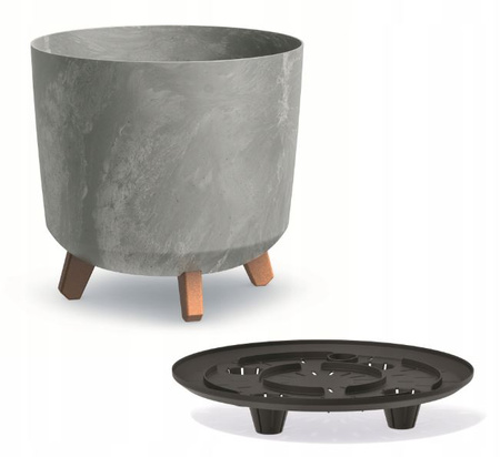 Doniczka na nóżkach beton GRACIA TUBUS BETON EFFECT DGTL300LE-422U