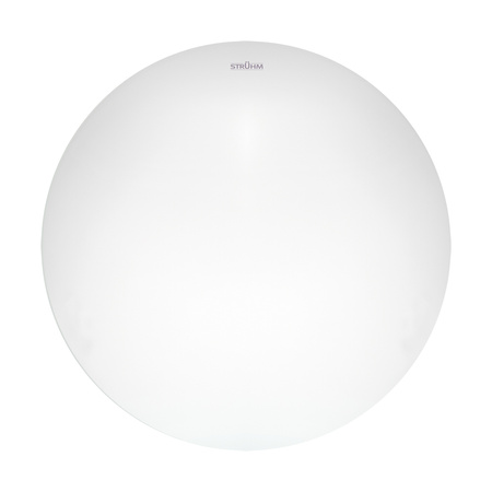 Plafon okrągły biały z czujnikiem ruchu LEON LED C MVS 12W 1280lm 4000K IP44 03529 Strühm