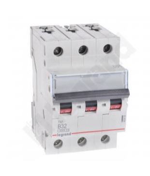 Wyłącznik nadprądowy 3P B 32A Legrand 605553