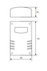 Czujnik zmierzchowy natynkowy biały CZ-2.1500W 240V 10A IP44 GTV CZ-CZ2000-00