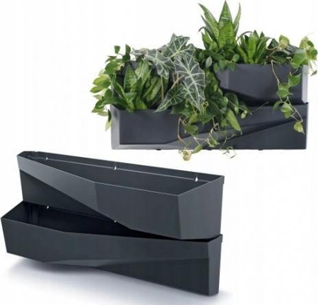 Ogród wertykalny modułowy antracytowy 3 SET IO3W800-S433