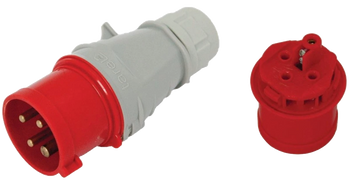 Gniazdo siłowe przenośne szybkozłączne 32A/400V 3p+n+z IP44 Tarel