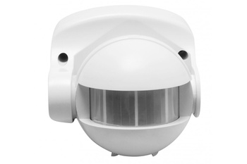 Czujnik ruchu biały zasięg 10m CR-1 1200W 240V 180st IP44 GTV CR-CR1000-00