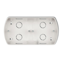 Puszka 2-krotna pozioma biały TREND Karlik PTH-2