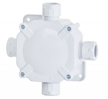 Puszka natynkowa hermetyczna IP67 z zaciskiem szara F11 F-elektro F1.0112