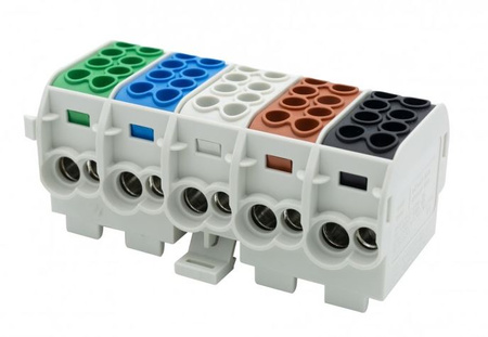 Złączka szynowa HLS 5x125A-2 (1x35,1x25/1x35,1x25) (3L+N+PE) F-elektro F2.0531