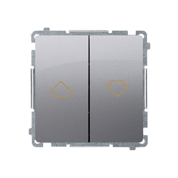 Przycisk żaluzjowy stal inox Basic BMZ1.01/21 Kontakt-Simon