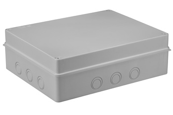 Puszka natynkowa hermetyczna szara 380x300x120 IP65 Pawbol S-BOX 716