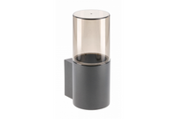 Oprawa ogrodowa kinkiet prosty górny grafit MEDIO-AU 15W E27 IP54 GTV OS-MED0AU-30