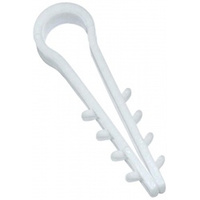 Uchwyt szybkiego montażu okrągły USMO-6 biały 100szt 14.1