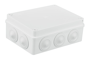 Puszka natynkowa hermetyczna biała IP65 190x140x70 PAWBOL S-BOX 406B