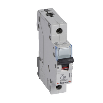 Wyłącznik nadprądowy 1P C 20A TX3 Legrand 403435