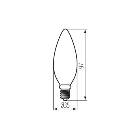 Żarówka XLED 4,5W 470lm 4000K 320st E14 Kanlux 29620