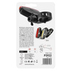 Lampa rowerowa LED COB komplet przód + tył 22 lm 2 x CR2033 EMOS P3922
