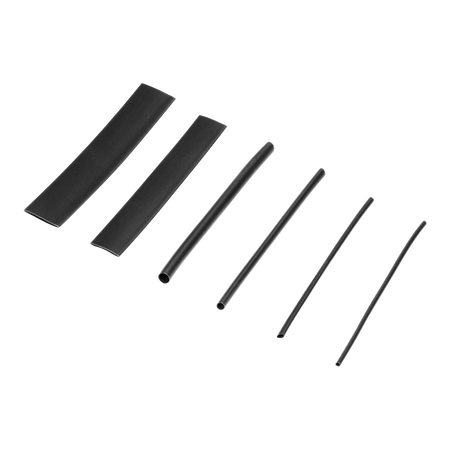 Zestaw koszulek termokurczliwych 100szt czarny OR-AE-13141/B ORNO