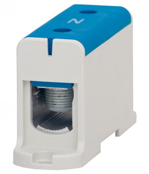 Złączka szynowa 1-torowa 35mm2 - 240mm2 Al/Cu niebieska F-Elektro F2.0288