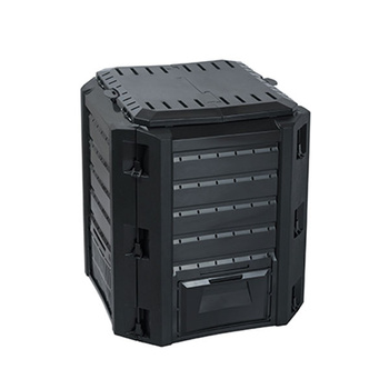 Kompostownik plastykowy czarny 380L COMPOGREEN IKST380C-S411