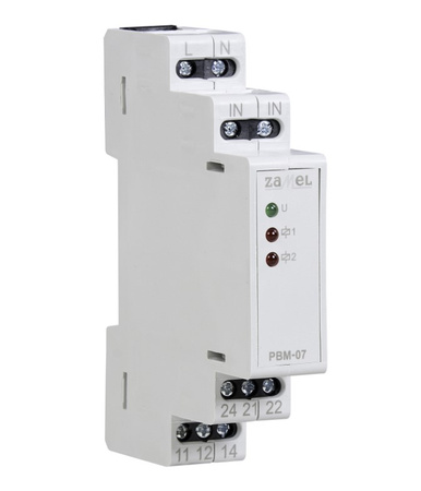 Przekaźnik bistabilny 2-polowy 230V AC PBM-07 Zamel EXT10000221 
