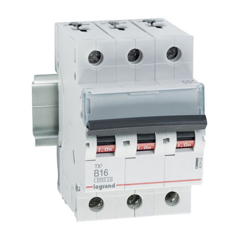Wyłącznik nadprądowy 3P B 16A TX3 Legrand 403402