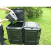 Kompostownik 2-komorowy czarny MODULE COMPOGREEN 800l IKLM800C-S411