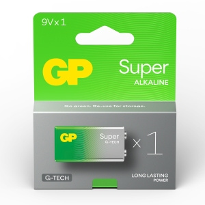 Bateria alkaliczna SUPER 9V (6LR61) GP-Battery opk=1szt.