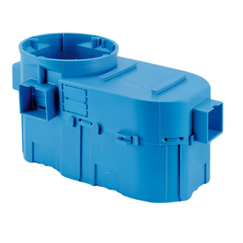 Puszka podtynkowa podwójna 60mm głęboka niebieska SE2x60G 34159203
