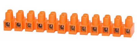 Listwa zaciskowa 12 torowa 2,5 mm2 pomarańczowa F2.0179