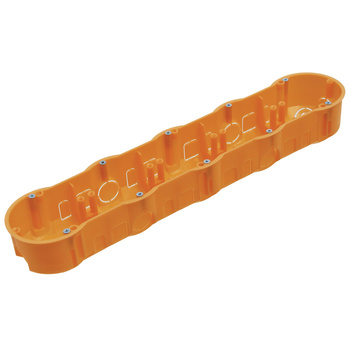 Puszka płytka podtynkowa 5-krotna 5 x 60mm PAWBOL  A.0048WP