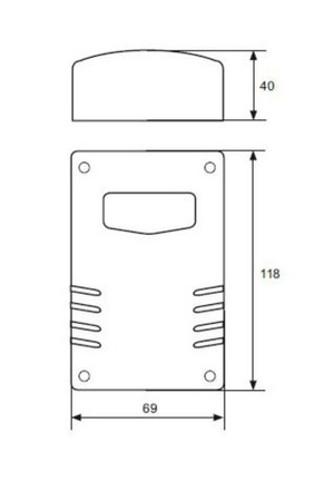 Czujnik zmierzchowy natynkowy biały CZ-2.1500W 240V 10A IP44 GTV CZ-CZ2000-00