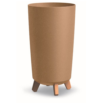Doniczka na nóżkach naturo Gracia Tubus Slim Eco Wood DGTL240W-4665W