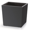 Doniczka z wkładem antracytowa URBI SQUARE LOW DURS240L-S433