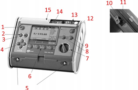 Miernik rezystancji uziemienia i gruntu MRU-200 SONEL WMPLMRU200