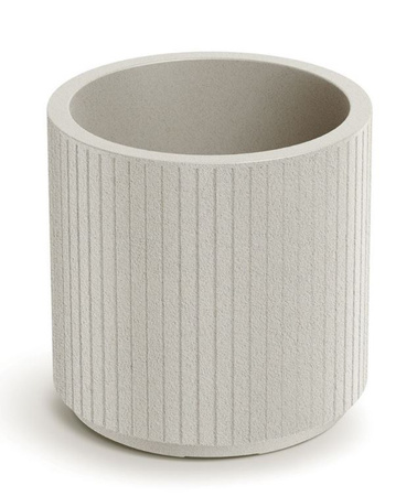 Doniczka sand Coro Round TCR30-101GR
