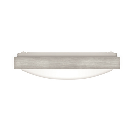 Plafon kwadratowy srebrny ALEX LED D 12W 840lm 4000K IP44 03243 Strühm