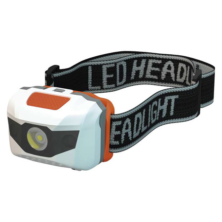 Latarka czołowa 2+1 LED 1W 85lm 65m bateryjna 3x AAA Emos P3521