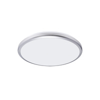 Plafon hermetyczny srebrny PLANAR LED 12W 1539lm 4000K Ideus 03838