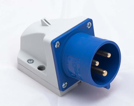 Wtyczka odbiornikowa jednofazowa stała 32A 3B 400V PCE 523-6