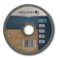 Tarcza korundowa do cięcia metalu i inoxu, 125 x 1.0 x 22.23mm Hogert HT6D602