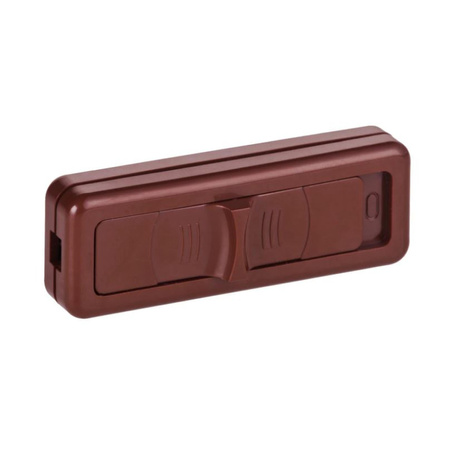 Wyłącznik suwakowy brązowy przelotowy lub końcowy 1-torowy 2,5A 250V W-10095