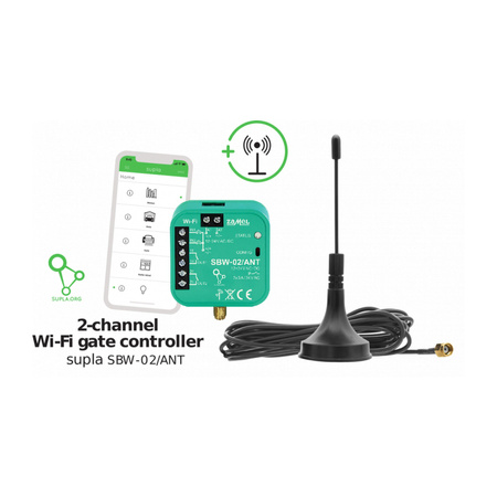 Sterownik bramowy z anteną SBW-02/ANT SUPLA  Zamel SPL10000035 
