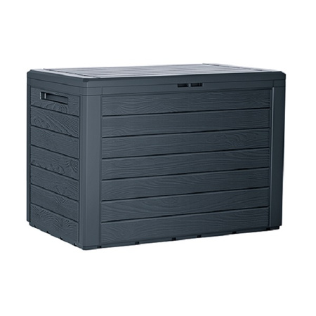 Skrzynia ogrodowa antracytowa 190L WOODEBOX MBWL190-S433