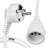 Przedłużacz z uziemieniem biały 1-gniazdo 5m OMY 3x1 Elgotech EPS-105