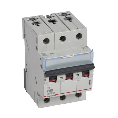 Wyłącznik nadprądowy 3P B 50A TX3 Legrand 403407 