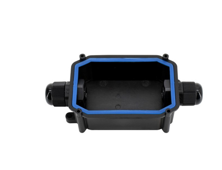 Puszka natynkowa hermetyczna z dławikami IP66 Bemko E04-HP2-PG9-IP66