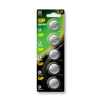 Bateria pastylkowa litowa CR 2450 GP-battery 1szt=1opk(5szt)
